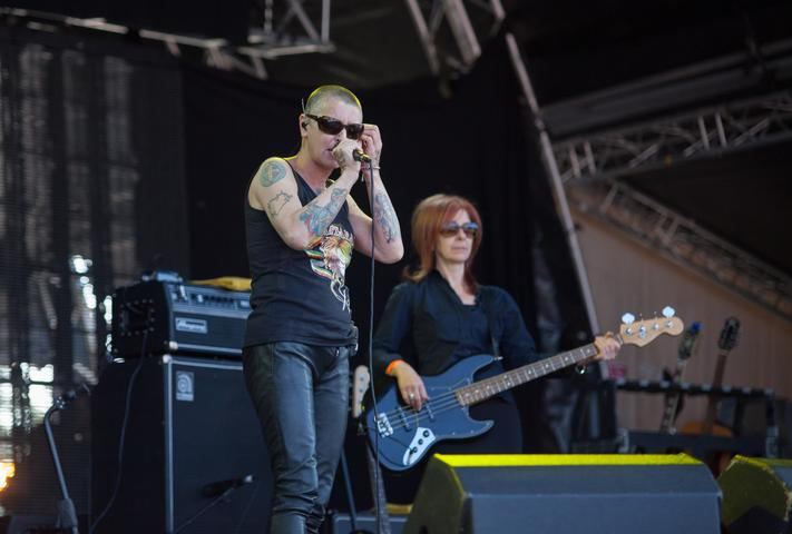 Zpěvačka na irském festivalu Westport v roce 2014.