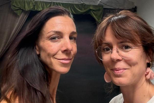 Šéfredaktorka Heroine Michaela Kramárová (vpravo) s hvězdou obálky Bet Orten.